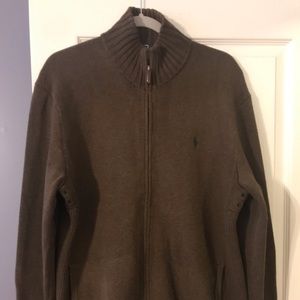 Ralph Lauren full-zip sweater size medium.